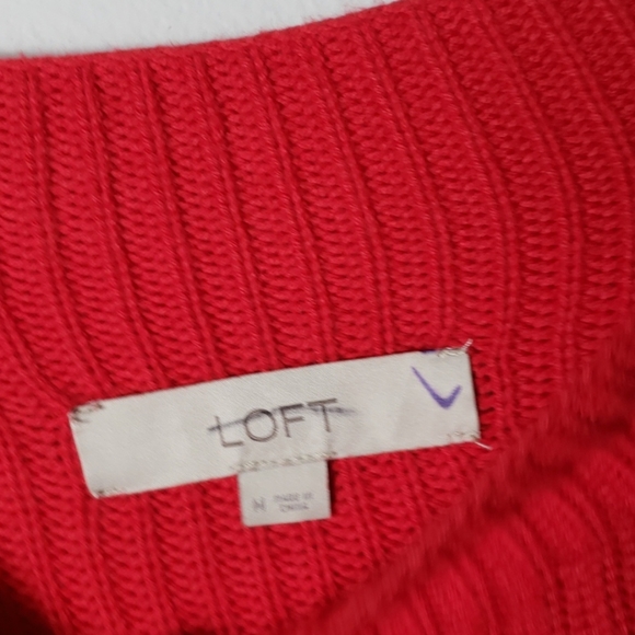 Loft Stitchy Raglan Sweater - Picture 10 of 10